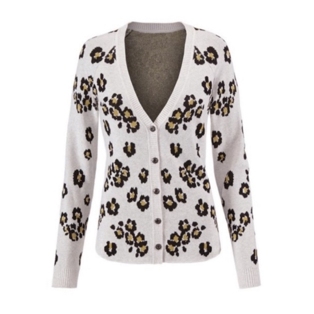 CAbi Never Worn Leopard Cardigan
